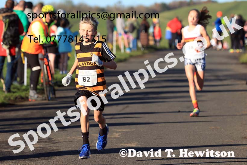 Boys and Girls under-13s 2023 Heaton Memorial 10k Road Race, Newcastle Town Moor, Newcastle.  Photo: David T. Hewitson/Sports for All Pics